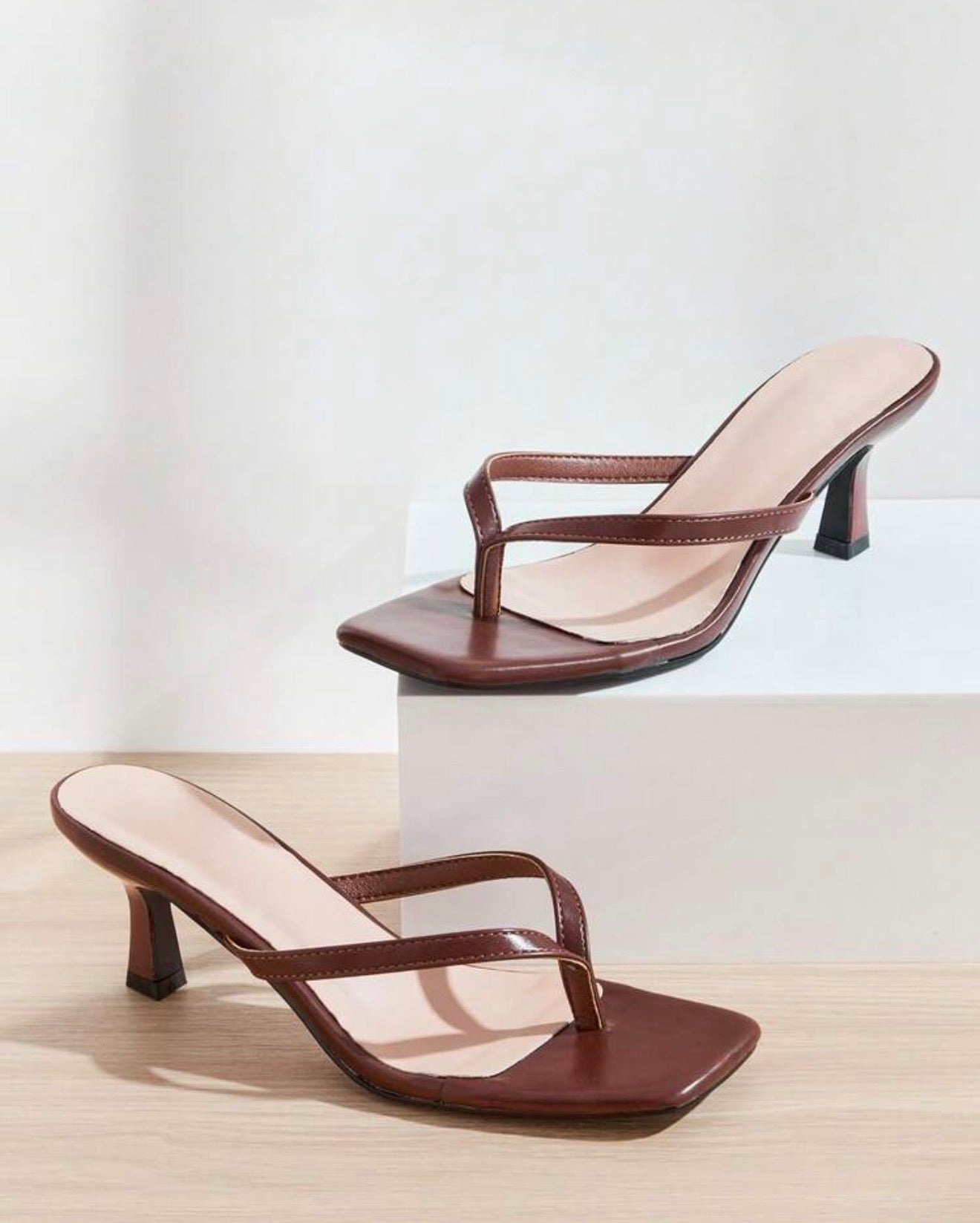 Brown Kitty Heels