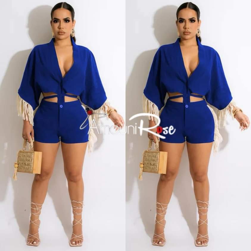 Fowler Royal Blue Two Piece Set