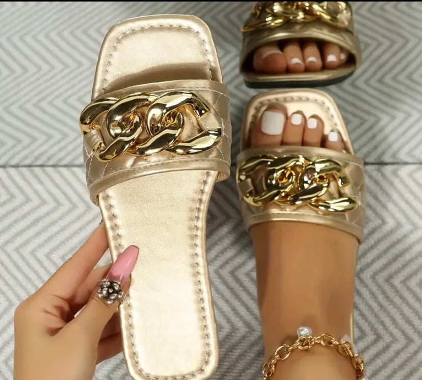 Beige Sandals