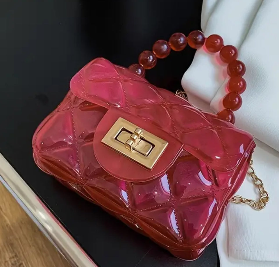 Clear Red Bag