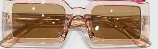Small frame gold shades