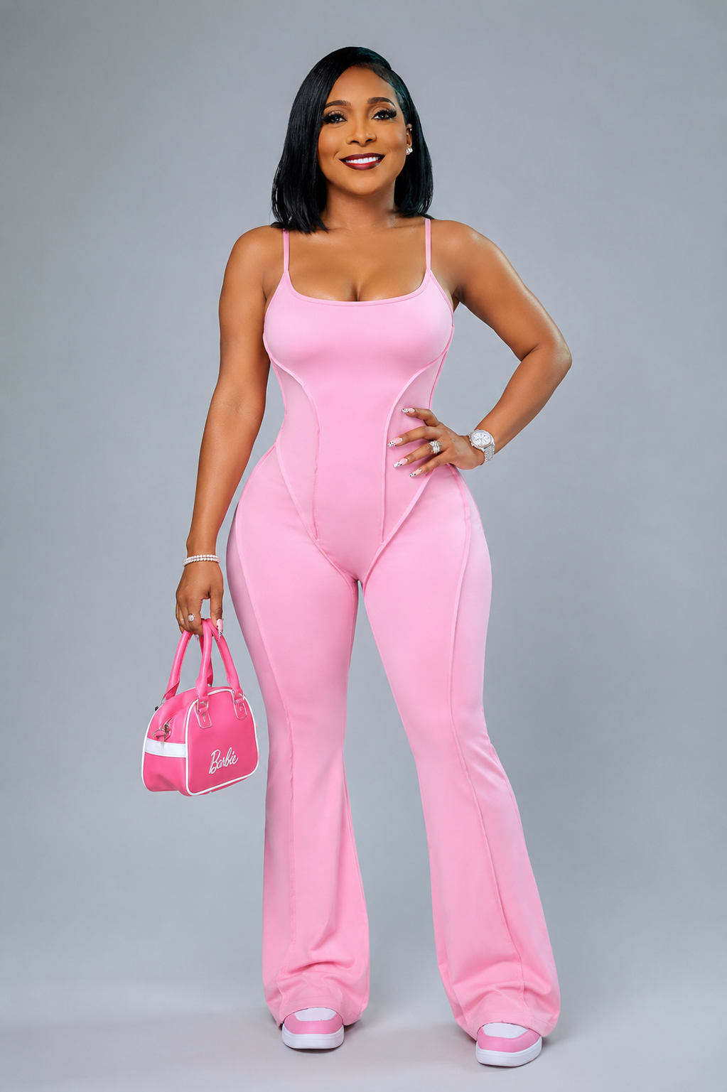 Pink Jumpsuit