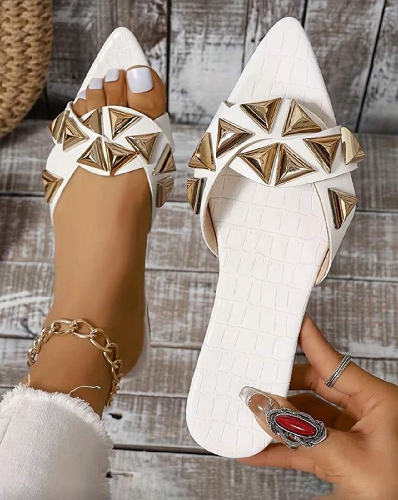White Sandals