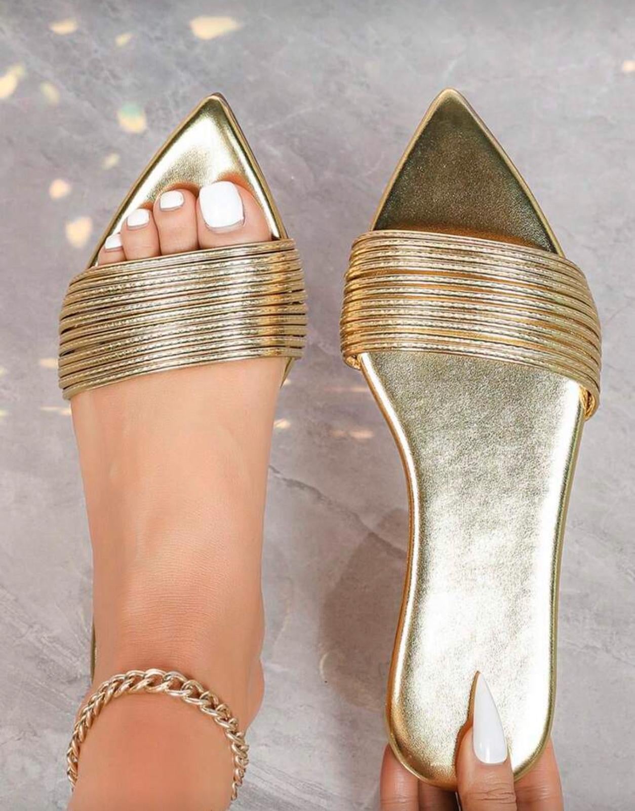 Gold Sandals