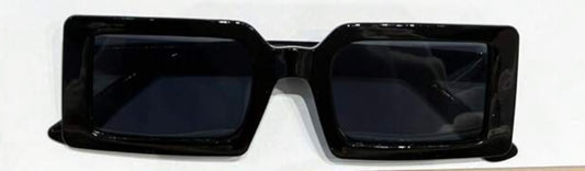 Small frame black shades