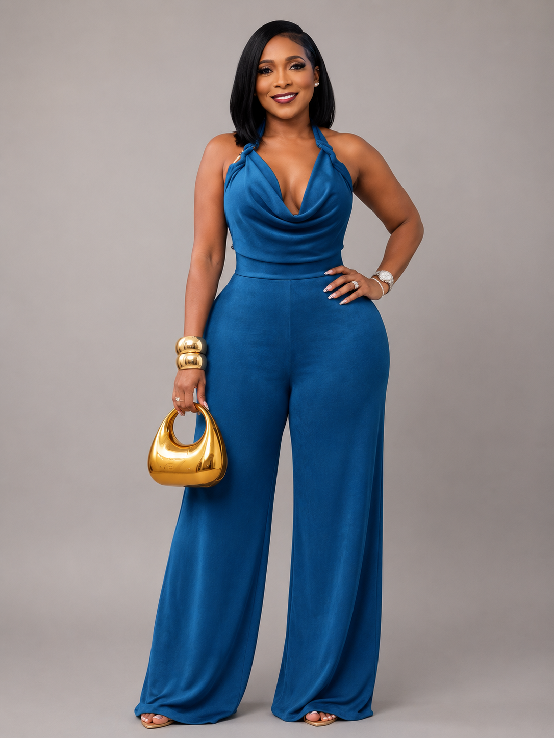 Royal Blue Jumpsuit