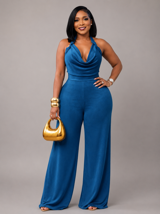 Royal Blue Jumpsuit