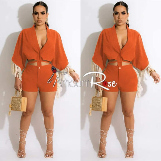 Hannah 2 piece shorts set