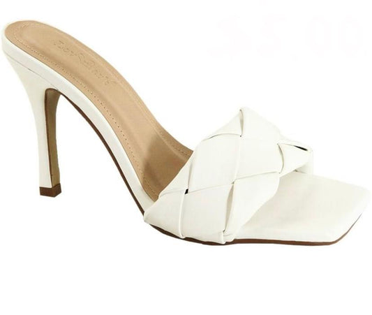 Kali white heels
